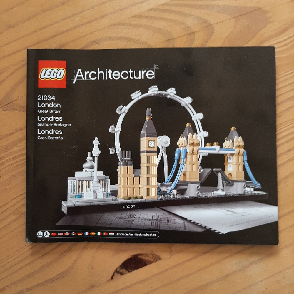 Lego Architecture London instruction Manual #21034 - Picture 1 of 6
